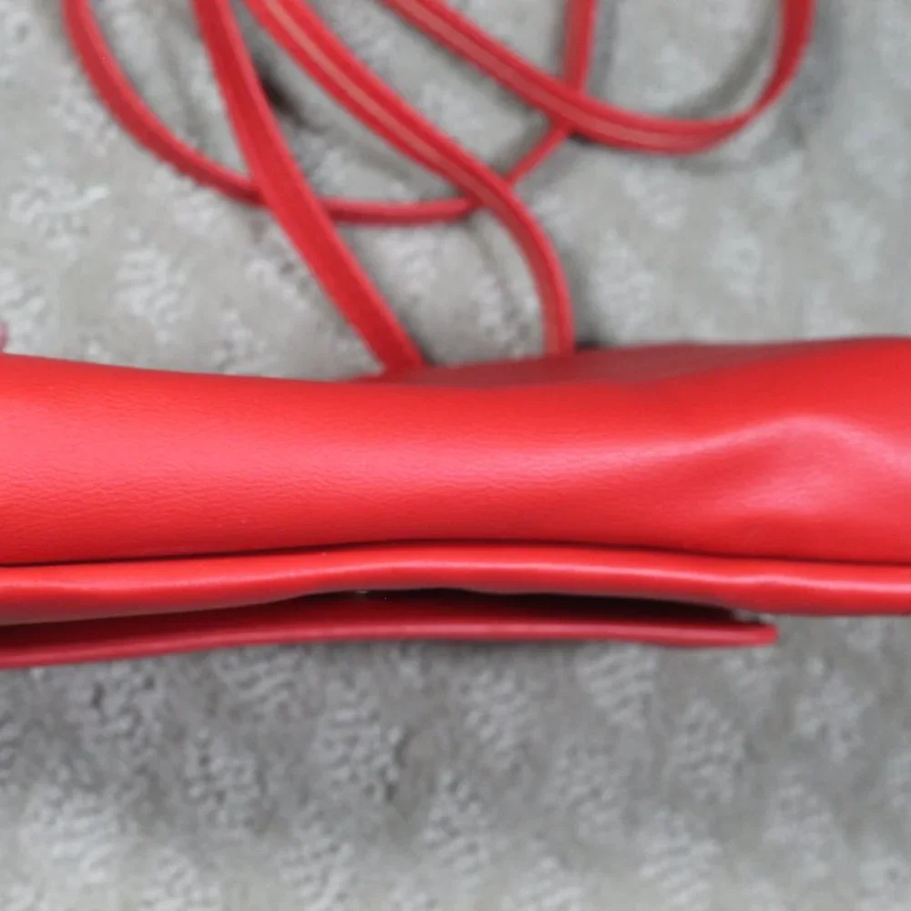 NWOT Baellerry Show You Red Crossbody Wallet